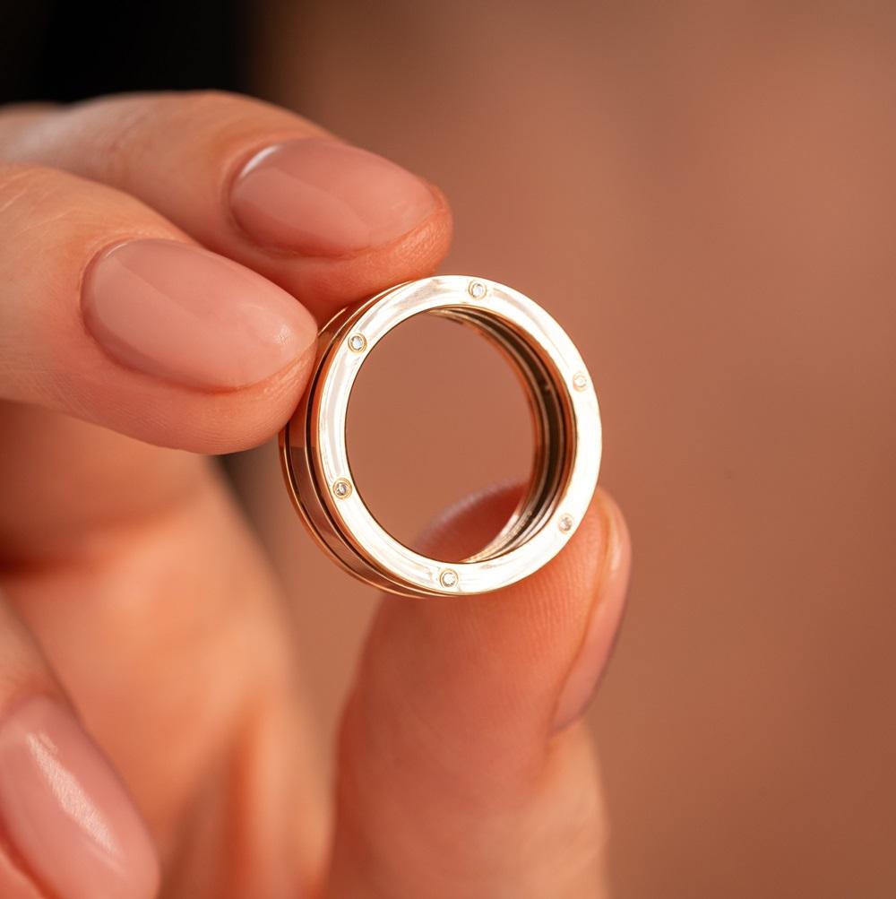 Кольцо из золота с бриллиантами 911517-2Б