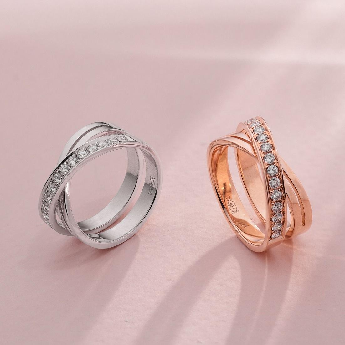 Кольцо из золота с бриллиантами 921449Б